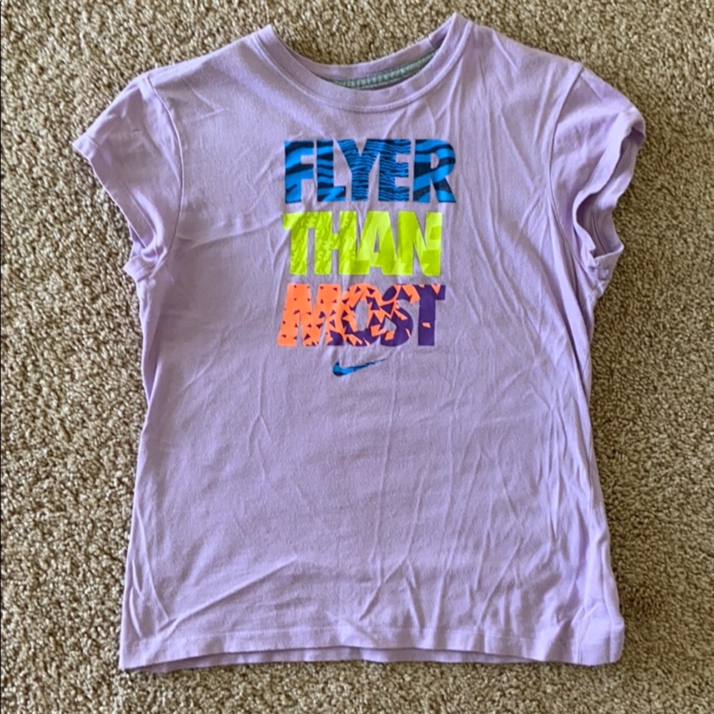 nike pastel purple t-shirt